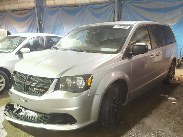 2C4RDGBG7FR650358 - 2015 DODGE GRAND CARA GRAY photo 2