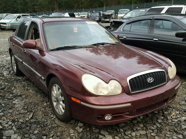 KMHWF35HX5A101729 - 2005 HYUNDAI SONATA GLS MAROON photo 1