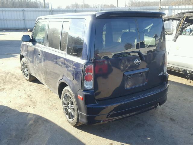 JTLKT324664044785 - 2006 TOYOTA SCION XB BLACK photo 3