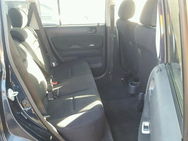 JTLKT324664044785 - 2006 TOYOTA SCION XB BLACK photo 6