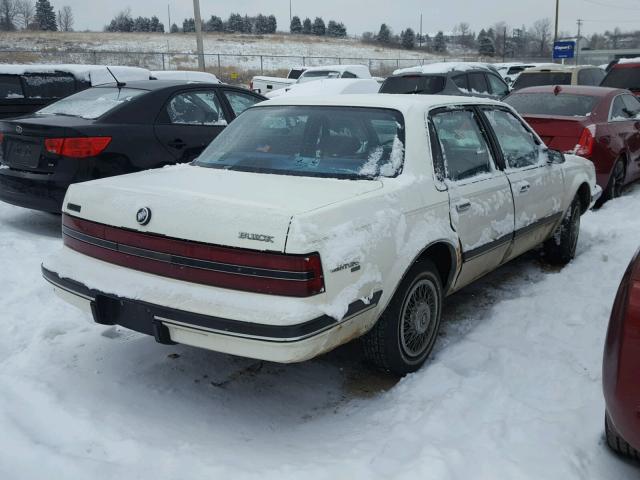 3G4AH54N6MS601097 - 1991 BUICK CENTURY CU WHITE photo 4
