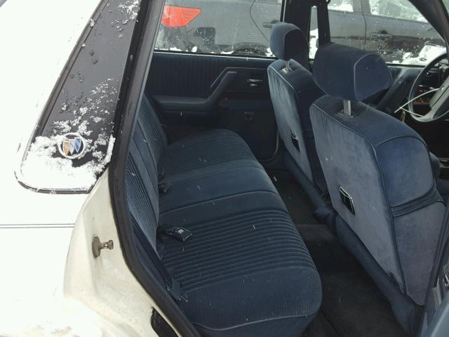 3G4AH54N6MS601097 - 1991 BUICK CENTURY CU WHITE photo 6