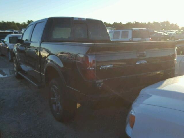 1FTFW1ET0DFA66925 - 2013 FORD F150 SUPER BLACK photo 3