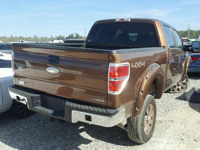 1FTFW1EF5BFC72622 - 2011 FORD F150 SUPER BROWN photo 4