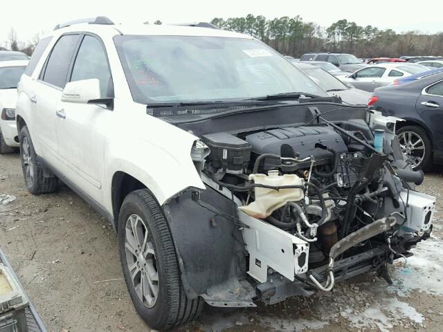 1GKKRRKD8DJ209316 - 2013 GMC ACADIA SLT WHITE photo 1