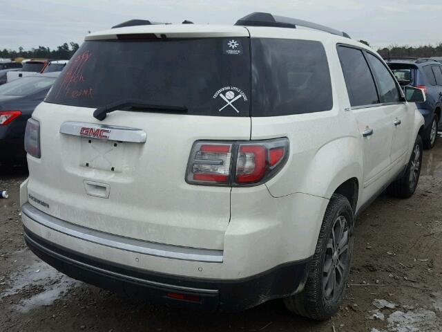 1GKKRRKD8DJ209316 - 2013 GMC ACADIA SLT თეთრი ფოტო 4