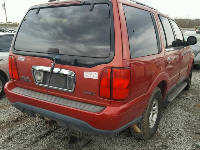 5LMRU27L6WLJ52436 - 1998 LINCOLN NAVIGATOR RED photo 4