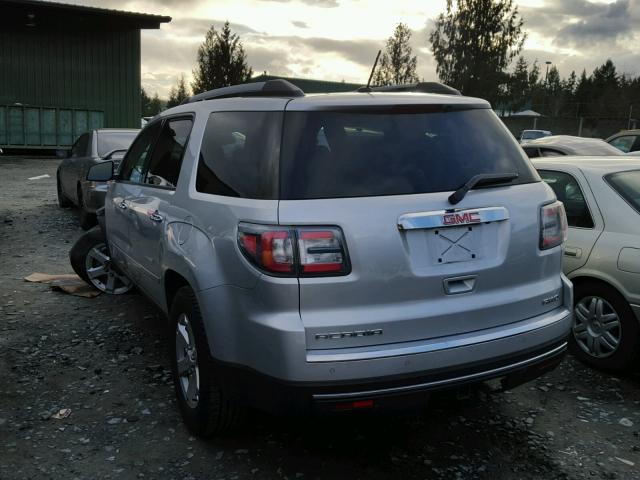 1GKKVPKD0FJ351906 - 2015 GMC ACADIA SLE SILVER photo 3