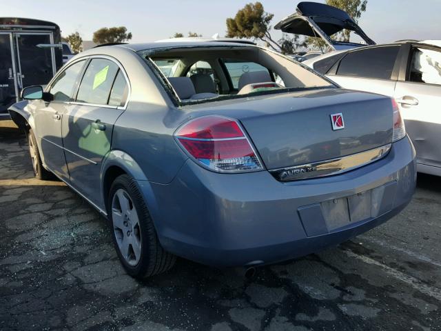 1G8ZS57B38F162262 - 2008 SATURN AURA XE BLUE photo 3