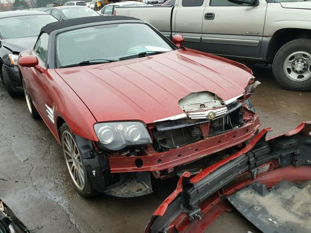 1C3AN55L75X059040 - 2005 CHRYSLER CROSSFIRE RED photo 1