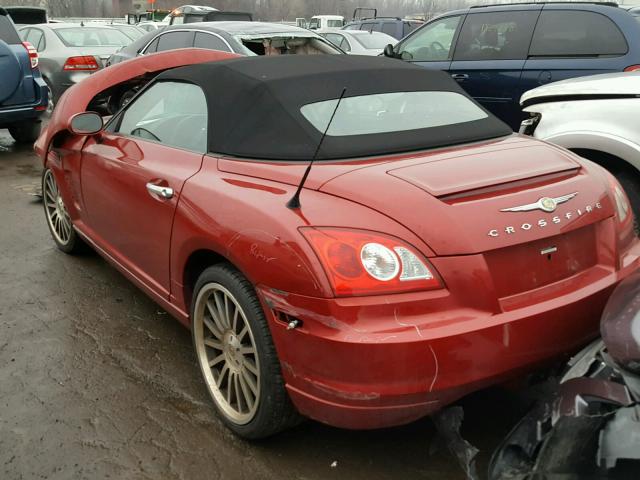 1C3AN55L75X059040 - 2005 CHRYSLER CROSSFIRE RED photo 3