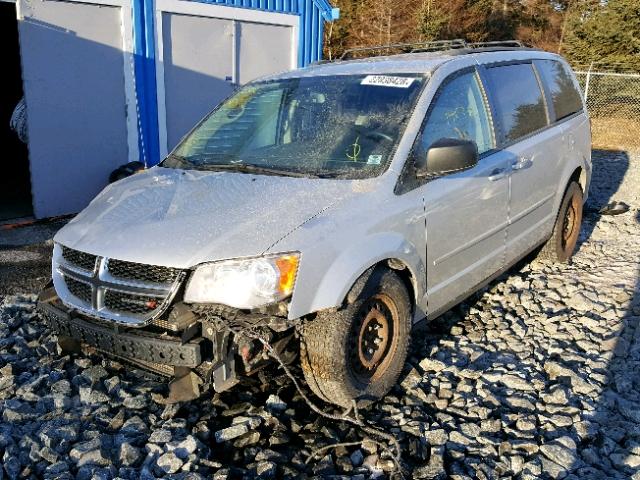 2C4RDGBG6CR379921 - 2012 DODGE GRAND CARA GRAY photo 2