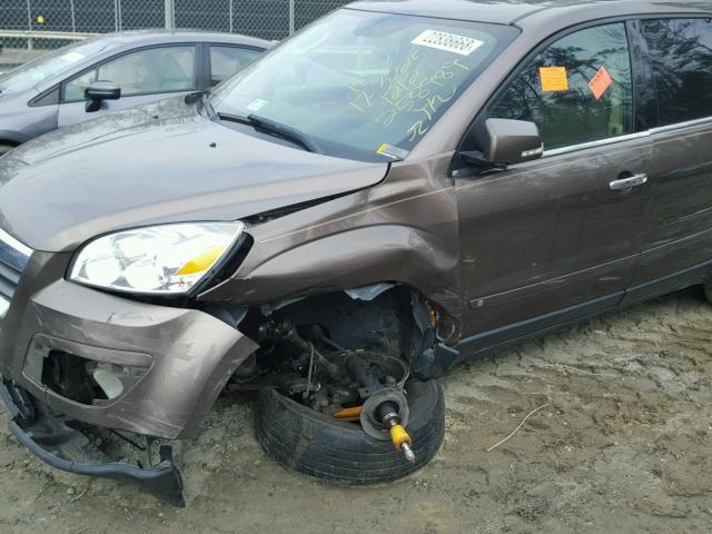5GZER23708J258989 - 2008 SATURN OUTLOOK XR ყავისფერი ფოტო 9