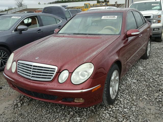 WDBUF26J15A567622 - 2005 MERCEDES-BENZ E 320 CDI MAROON photo 2