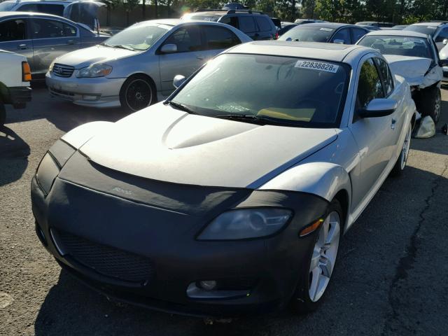 JM1FE17N340118701 - 2004 MAZDA RX8 Silber Foto 2