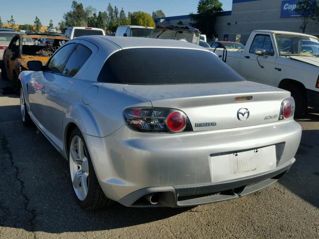 JM1FE17N340118701 - 2004 MAZDA RX8 SILVER photo 3