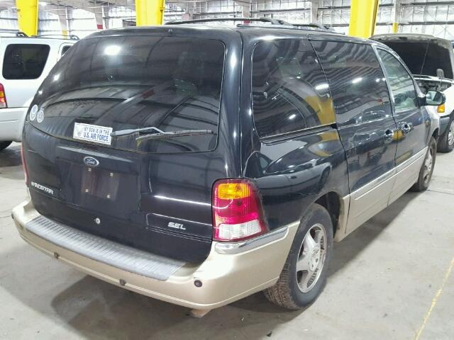 2FMZA5347YBA87045 - 2000 FORD WINDSTAR S BLACK photo 4