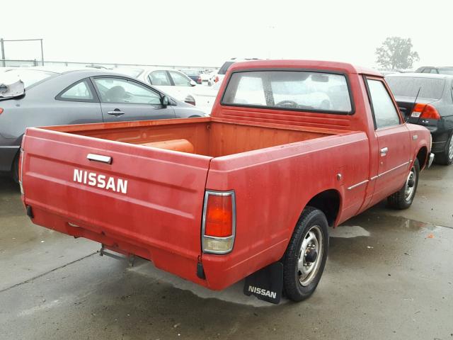 JN6ND01S5GX145284 - 1986 NISSAN 720 RED photo 4