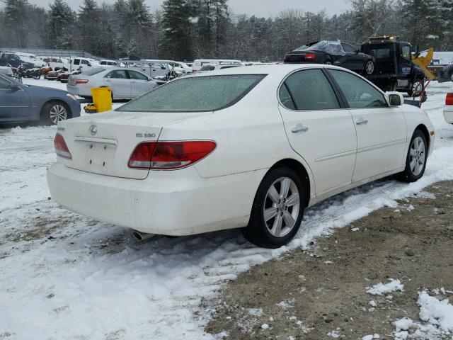 JTHBA30G765166580 - 2006 LEXUS ES 330 WHITE photo 4