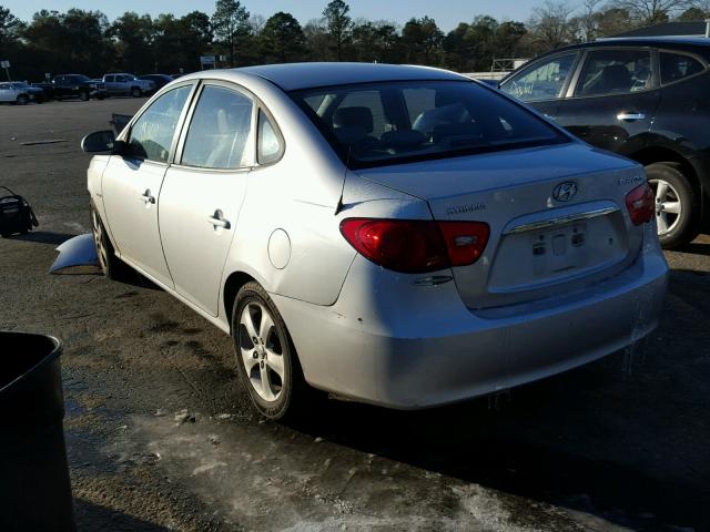 KMHDU46D57U088355 - 2007 HYUNDAI ELANTRA GL SILVER photo 3