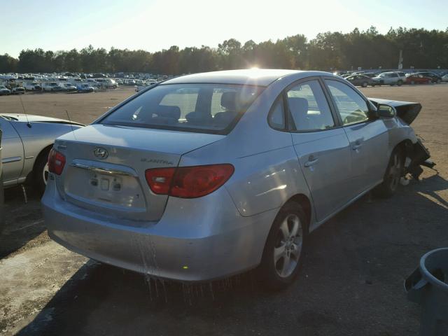 KMHDU46D57U088355 - 2007 HYUNDAI ELANTRA GL SILVER photo 4