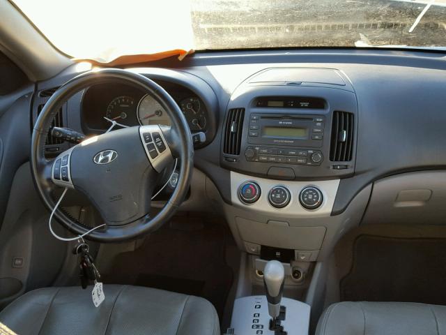 KMHDU46D57U088355 - 2007 HYUNDAI ELANTRA GL SILVER photo 9