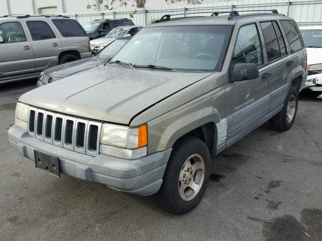 1J4GZ58S4WC172959 - 1998 JEEP GRAND CHER BROWN photo 2