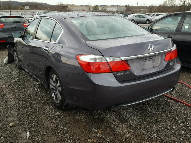 1HGCR2F3XDA134998 - 2013 HONDA ACCORD LX CHARCOAL photo 3