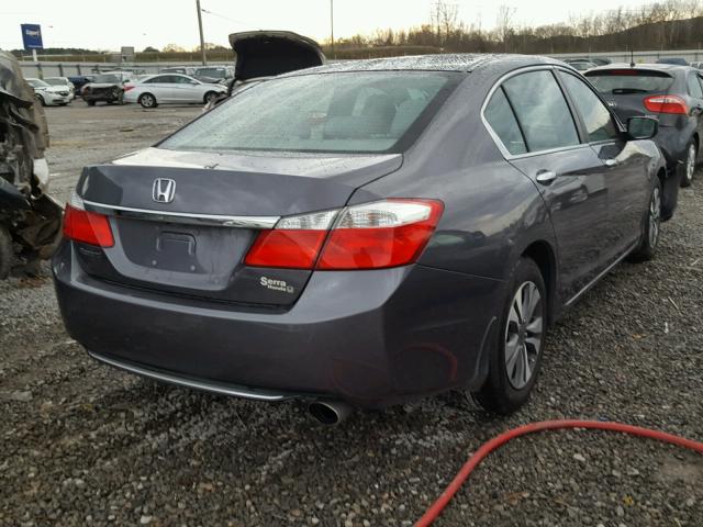 1HGCR2F3XDA134998 - 2013 HONDA ACCORD LX CHARCOAL photo 4