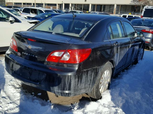 1C3LC46K48N105521 - 2008 CHRYSLER SEBRING LX BLACK photo 4