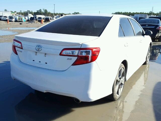 4T1BF1FK3EU764197 - 2014 TOYOTA CAMRY L WHITE photo 4