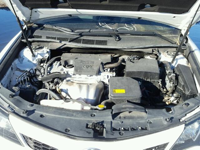 4T1BF1FK3EU764197 - 2014 TOYOTA CAMRY L WHITE photo 7