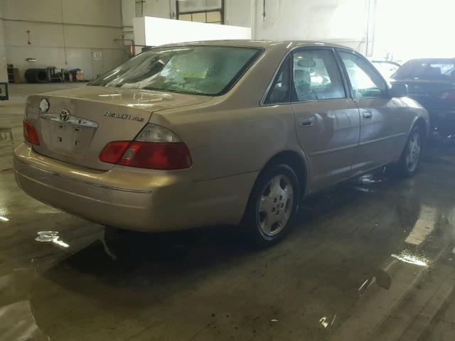 4T1BF28B54U390614 - 2004 TOYOTA AVALON XL GOLD photo 4