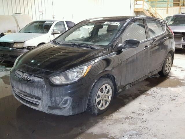 KMHCT5AE5DU123069 - 2013 HYUNDAI ACCENT GLS BLACK photo 2