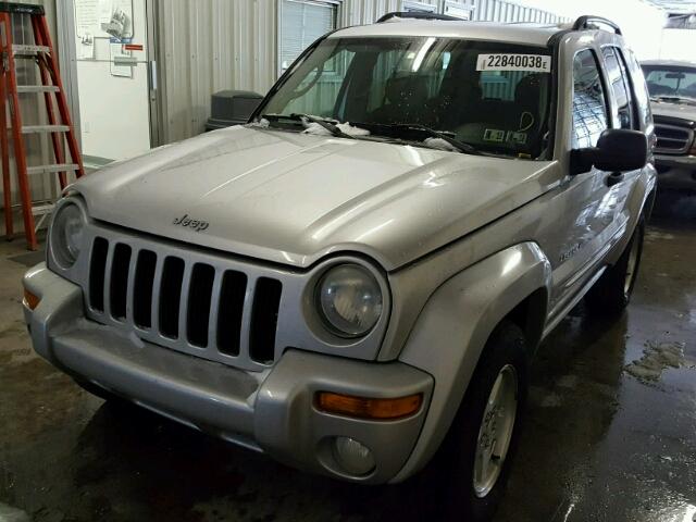 1J4GL58KX3W626093 - 2003 JEEP LIBERTY LI GRAY photo 2
