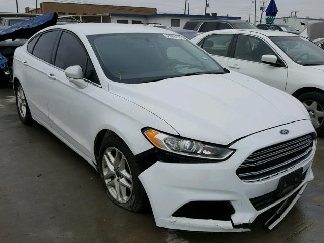 1FA6P0H75F5129201 - 2015 FORD FUSION SE WHITE photo 1