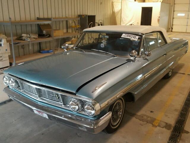 4U69X167288 - 1964 FORD GALAXIE500 GREEN photo 2