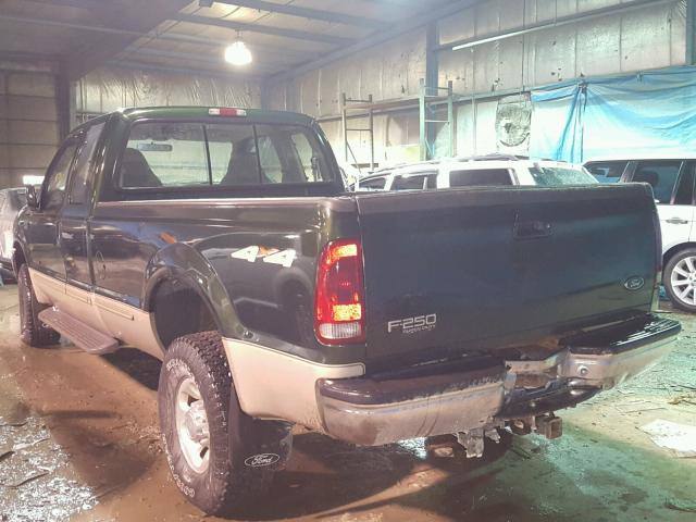 1FTNX21FXXEC51721 - 1999 FORD F250 SUPER GREEN photo 3