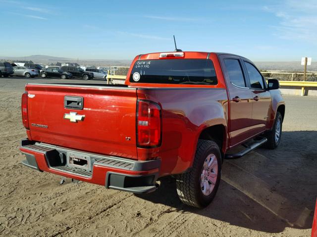 1GCGSCEA5G1240905 - 2016 CHEVROLET COLORADO L RED photo 4