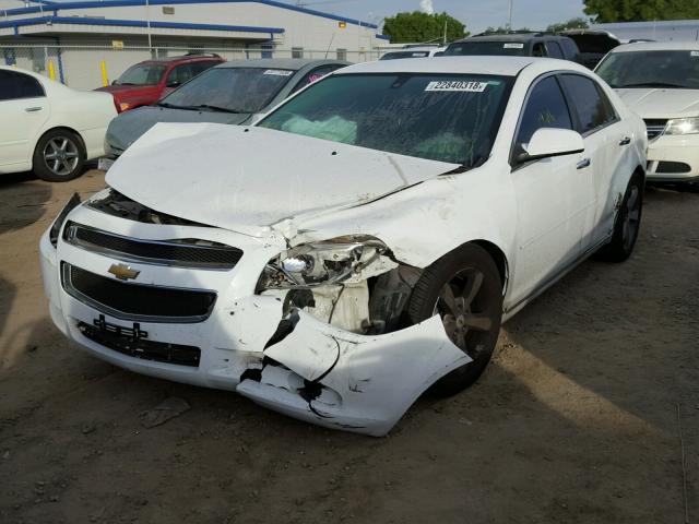 1G1ZC5E0XCF110634 - 2012 CHEVROLET MALIBU 1LT 白色 照片 2