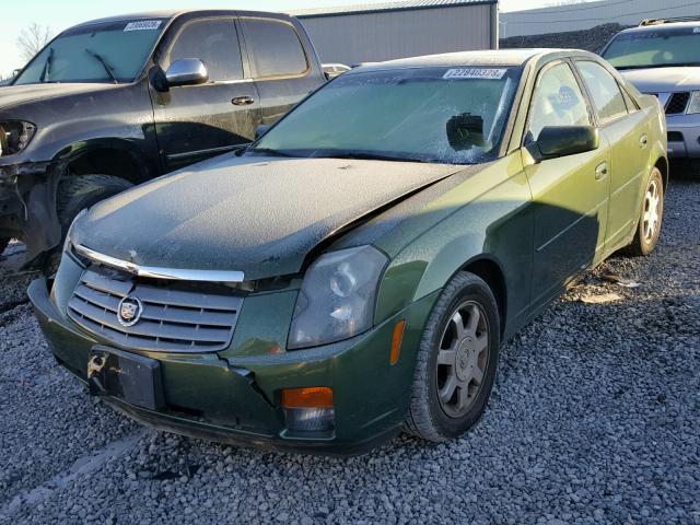 1G6DM57N530105242 - 2003 CADILLAC CTS GREEN photo 2