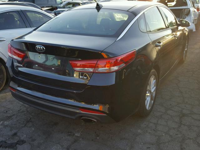 5XXGU4L38GG054784 - 2016 KIA OPTIMA EX BLACK photo 4