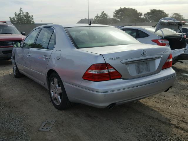 JTHBN36F240162353 - 2004 LEXUS LS 430 SILVER photo 3