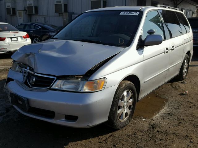 5FNRL18943B104861 - 2003 HONDA ODYSSEY EX SILVER photo 2