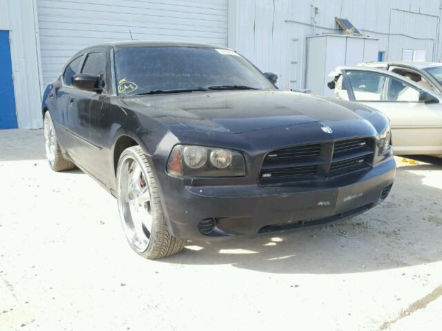 2B3KA43H48H134033 - 2008 DODGE CHARGER BLACK photo 1