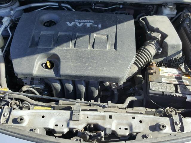 2T1BU4EE6AC418904 - 2010 TOYOTA COROLLA BA SILVER photo 7