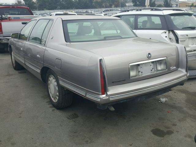 1G6KD54Y7WU716621 - 1998 CADILLAC DEVILLE GOLD photo 3