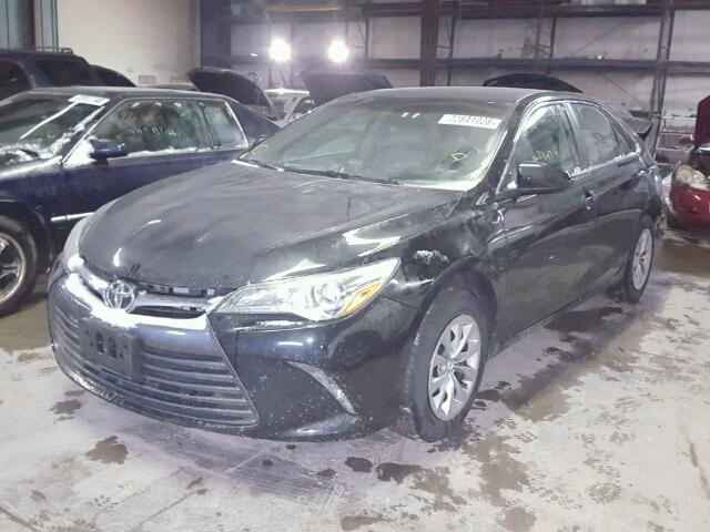 4T4BF1FK0FR454645 - 2015 TOYOTA CAMRY LE BLACK photo 2