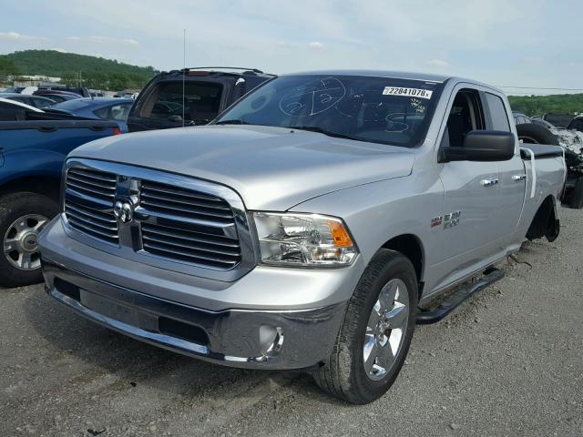 1C6RR7GT4GS179848 - 2016 RAM 1500 SLT SILVER photo 2