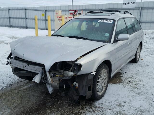 4S3BH635X36308287 - 2003 SUBARU LEGACY L SILVER photo 2